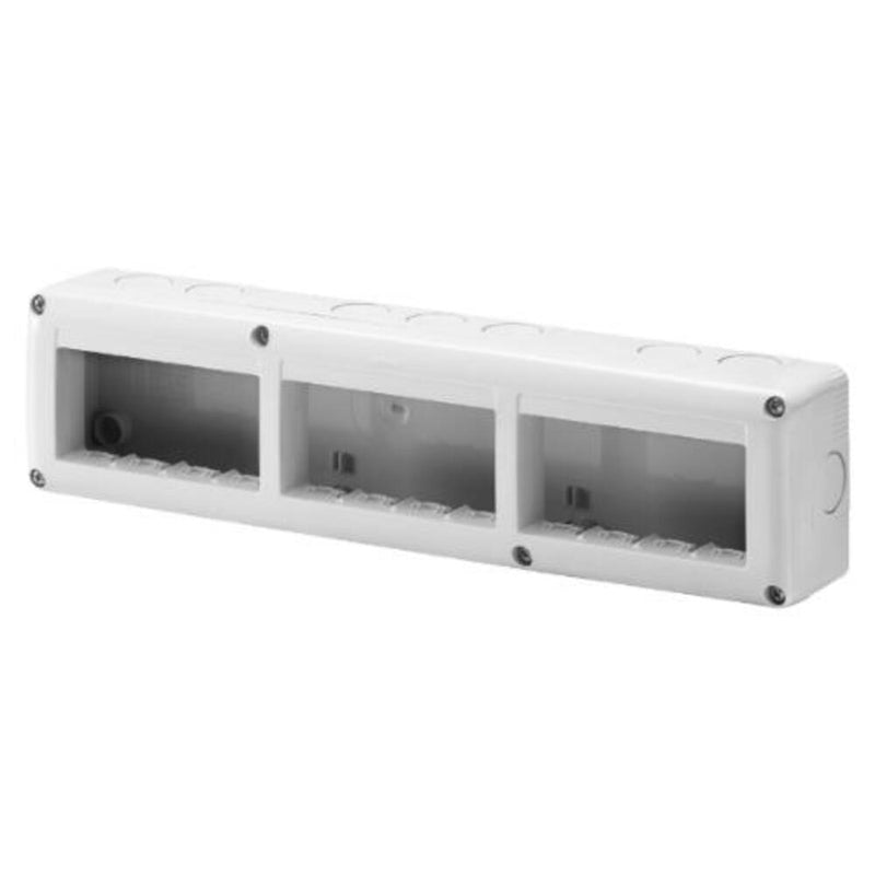 CONTENITORE GEWISS 12(4X3)  - 12 posti - modulo 4x3 - grigio ral 7035 - IP40