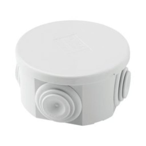 CASSETTA DI DERIVAZIONE IP44 DIAM.80X40 CON PASSACAVI - ElettroWatt.eu