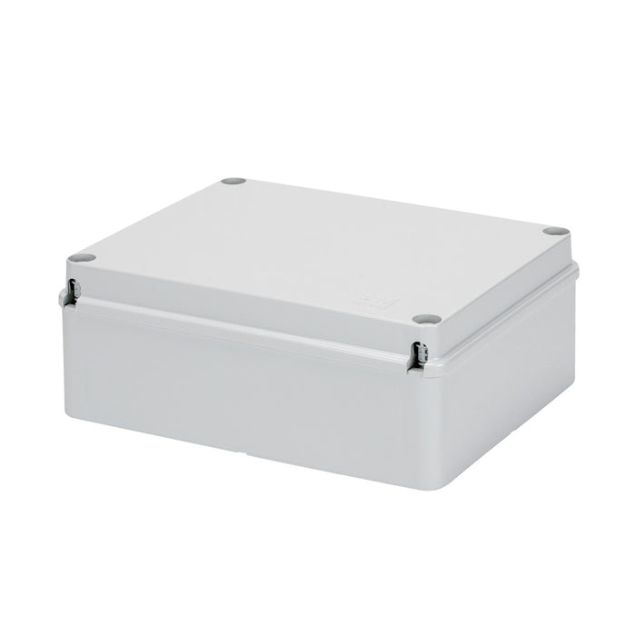 CASSETTA DI DERIVAZIONE IP56 190x140x70 con Coperchio Basso a Vite - ElettroWatt.eu