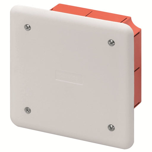 CASSETTA DI DERIVAZIONE DA INCASSO PER PARETI IN MURATURA 160X130X70 - COPERCHIO BIANCO - ElettroWatt.eu