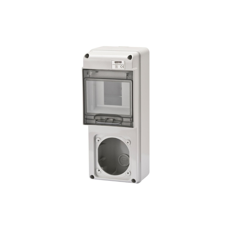 Quadro 5 Moduli con 1 flangia per prese CEE 16A ad incasso Gewiss
