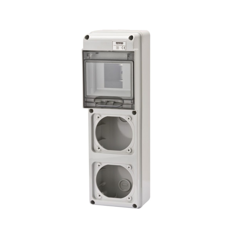 Quadro 5 Moduli con 1 flangia per prese CEE 16A ad incasso Gewiss