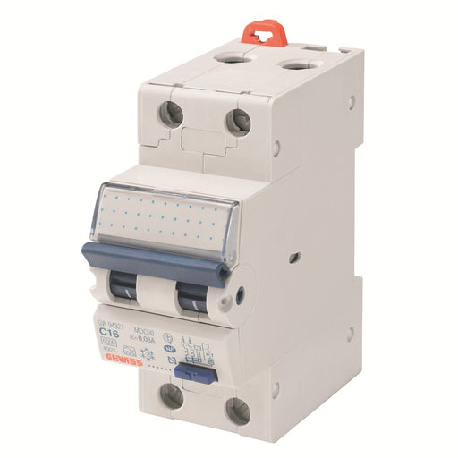 INT MAGNETOTERMICO DIFFERENZIALE COMPATTO 2P C25 4,5KA AC/0,03 2M - ElettroWatt.eu