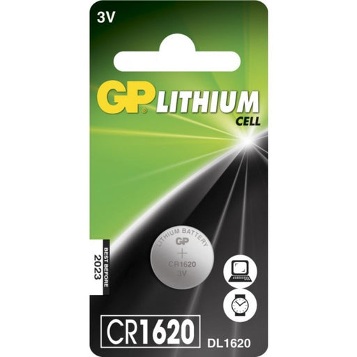 Batteria al Litio a Bottone 3V CR1620 (Blister 1 Pezzo) - ElettroWatt.eu