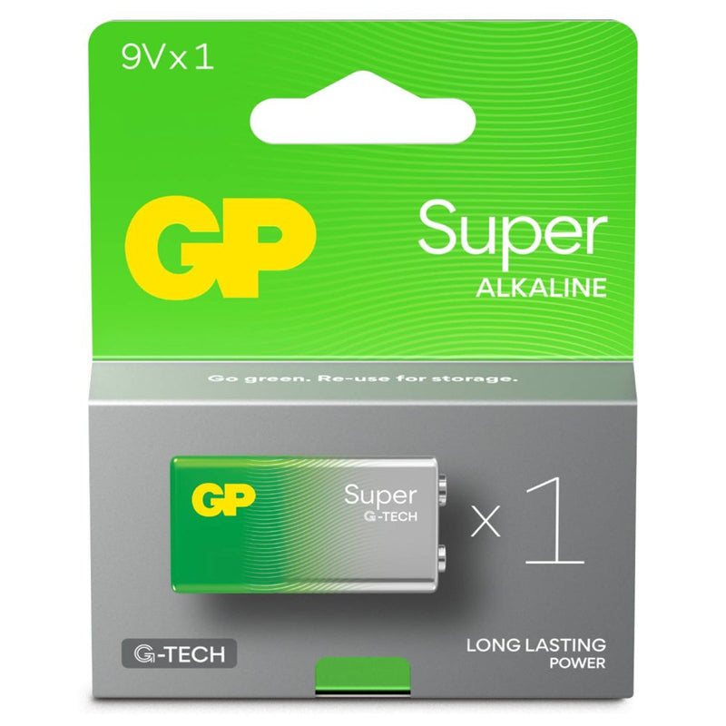 BATTERIA SUPER ALCALINA 9V/1604 - Elettrowatt