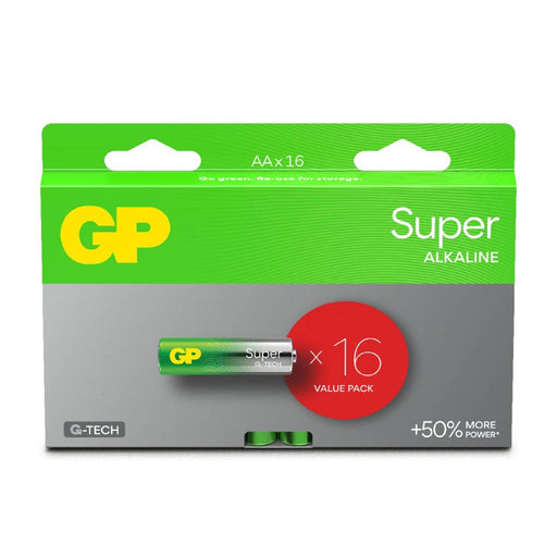 Batteria Super Alcalina 1,5V Stilo AA / 15A  LR6 - CONF. 16 PEZZI - Elettrowatt