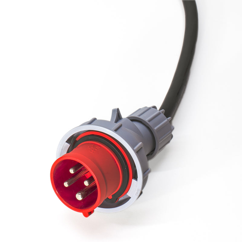 PROLUNGA ELETTRICA TRIFASE 4 POLI INDUSTRIALE PROFESSIONALE DA 10 METRI - CAVO IN NEOPRENE 4G2.5 - ElettroWatt.eu