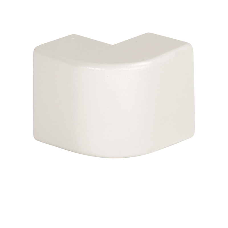 Angolo esterno per minicanali TMC / TMU bianco AEM 25x17 W