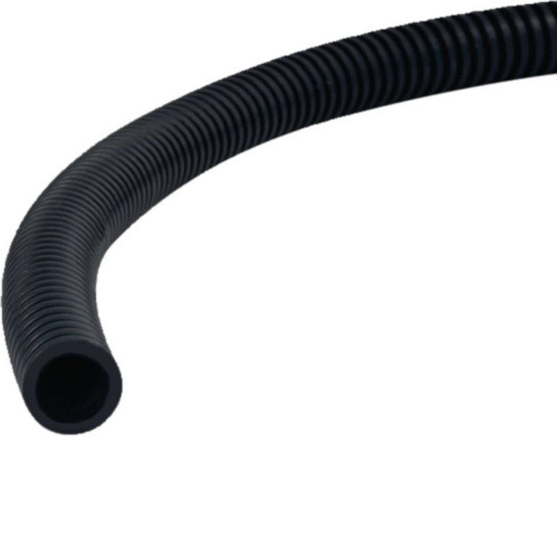 FMP20 Tubo corrugato in PVC Nero diametro 20 - Bobina da 100 MT