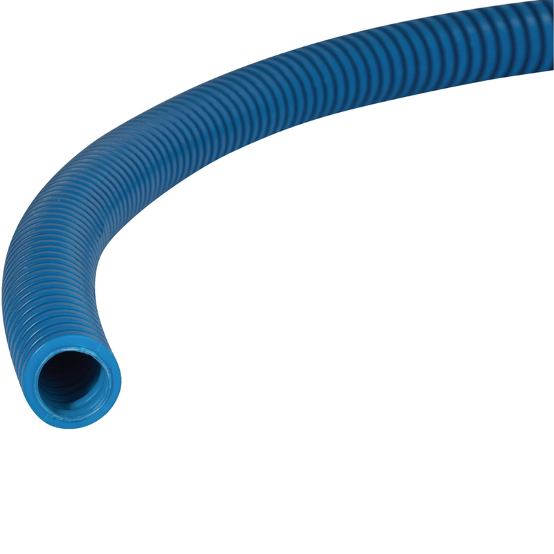FMP25 Tubo corrugato in PVC Azzurro diametro 25 - Bobina da 50 MT