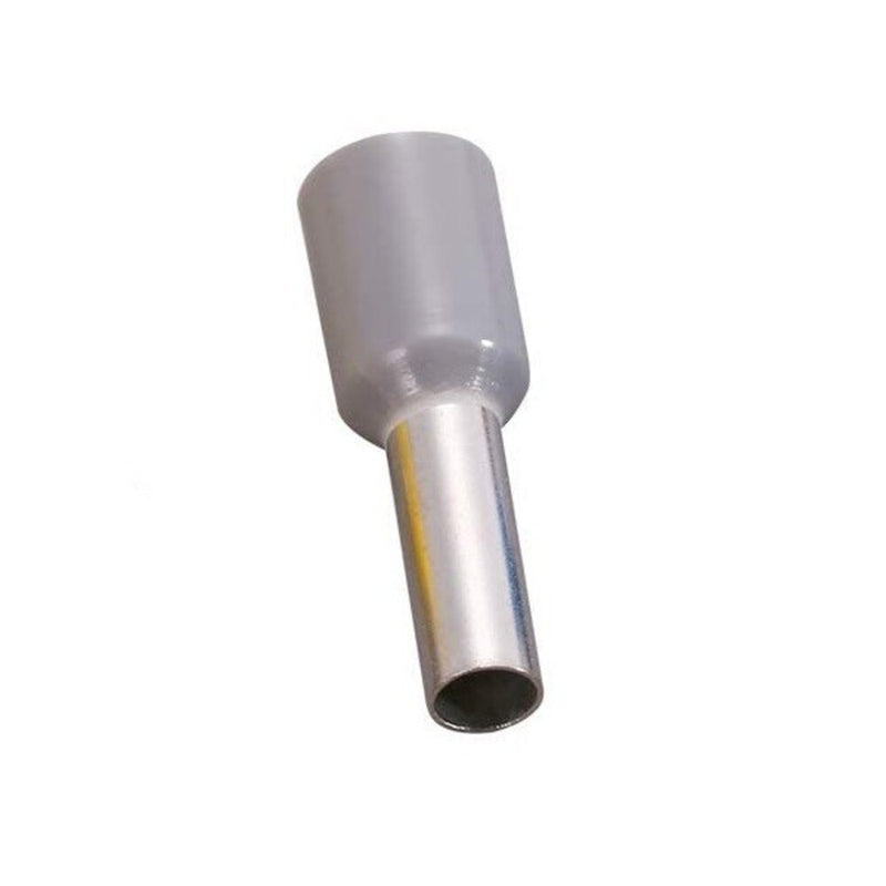 Terminali a Tubetto Cavo Singolo 4mmq/12mm - Conf. da 100pz - Prezzo al pezzo