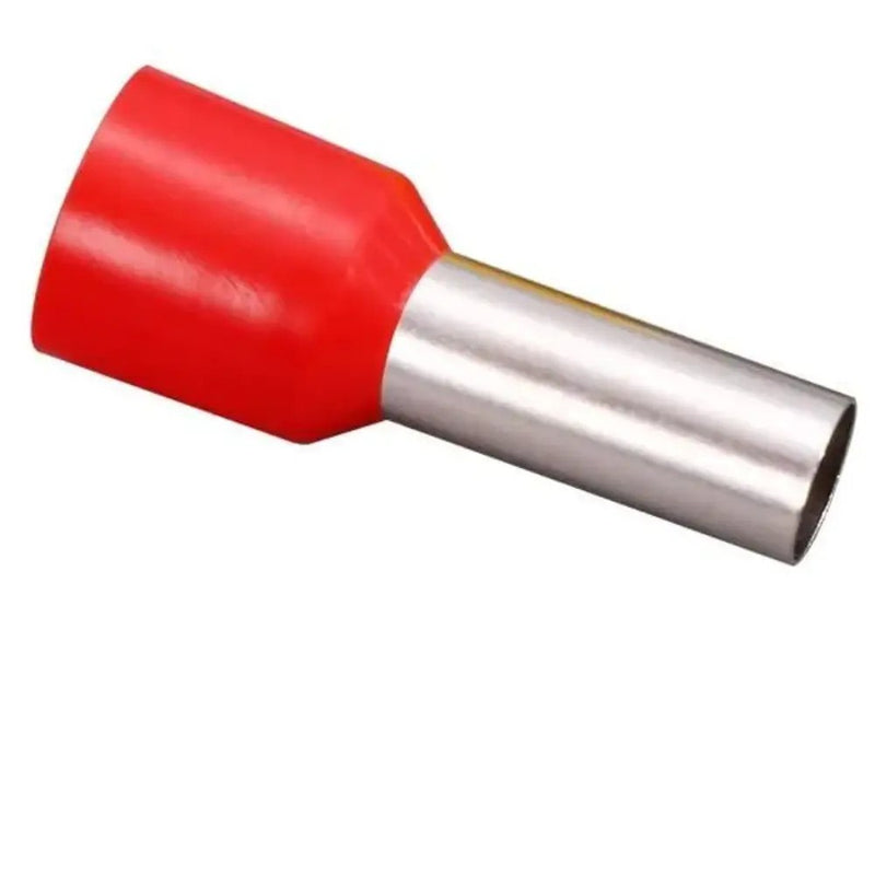 Terminali a Tubetto Cavo Singolo 10mmq/12mm - Conf. da 100pz - Prezzo al pezzo