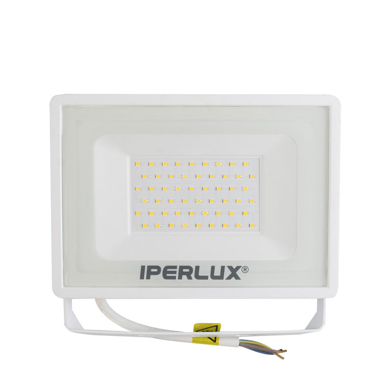 IPERLUX LED PROIETTORE EXTRA SLIM BIANCO IP65 50W 6000K