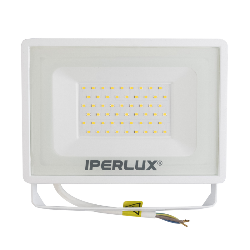 IPERLUX LED PROIETTORE EXTRA SLIM BIANCO IP65 50W 3CCT 3000K/4000K/6500K