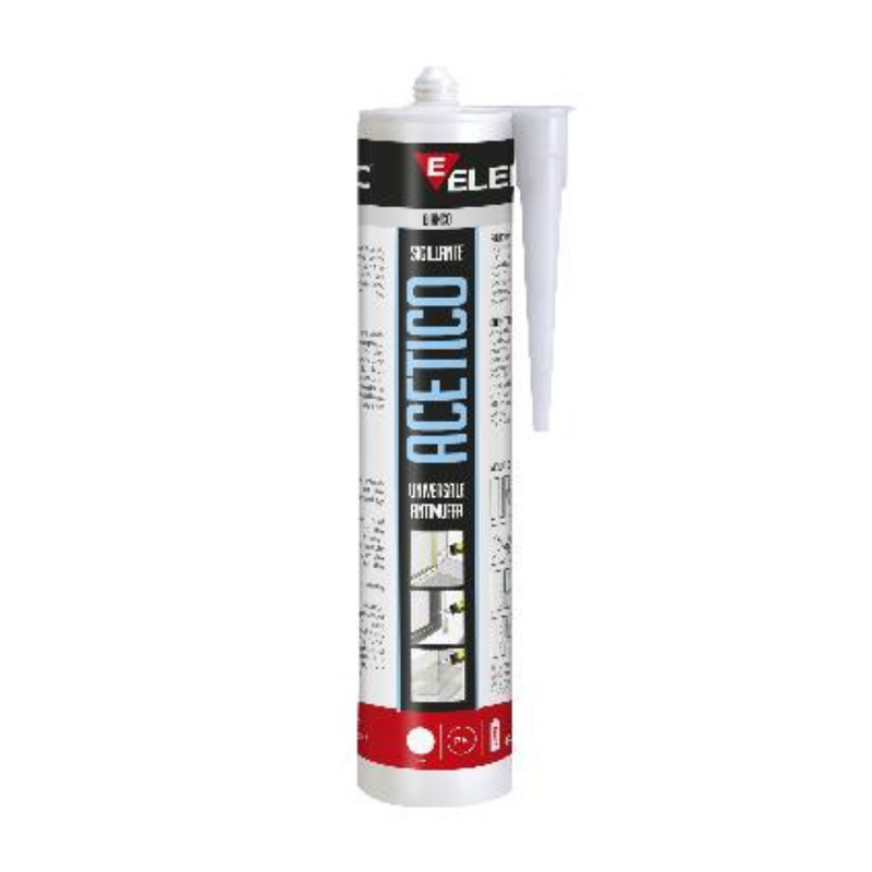 Elematic Silicone Elem.Acetico 280 Ml Trasparente