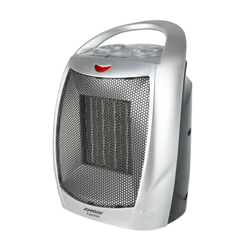 FAVONIO TERMOVENTILATORE 1500W - TermostatoRegolabile - Spia Luminosa - Protezione Anti-surriscaldamento e spegnimento automatico in caso di ribaltimento