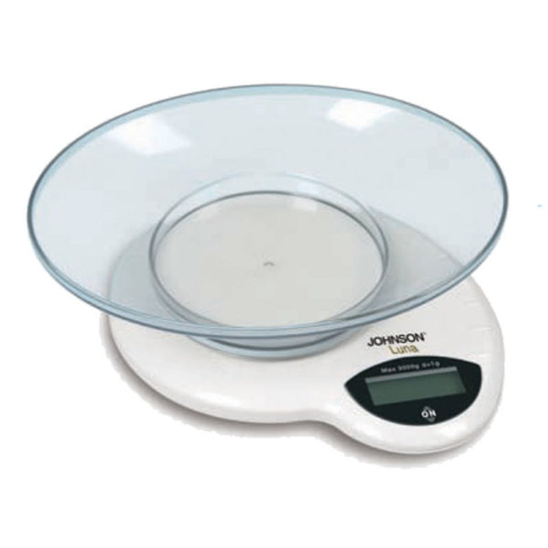 Bilancia Digitale da Cucina

Portata: 3 kg – Graduazione: 1g – Funzione tara – Ciotola rimovibile in plastica – Indicatore di sovraccarico – Indicatore di batterie scariche