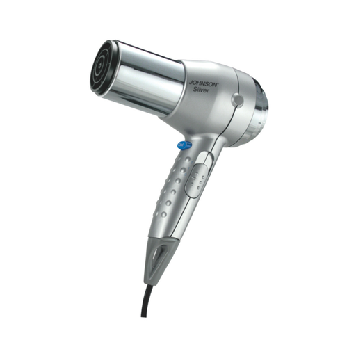 Asciugacapelli SILVER 

Potenza 1600 W – Colpo d'aria fredda 2 Velocità – 2 Temperature – Filtro posteriore in filo metallico intrecciato Inox, removibile – Griglia in tormalina – Deflettore - Elettrowatt