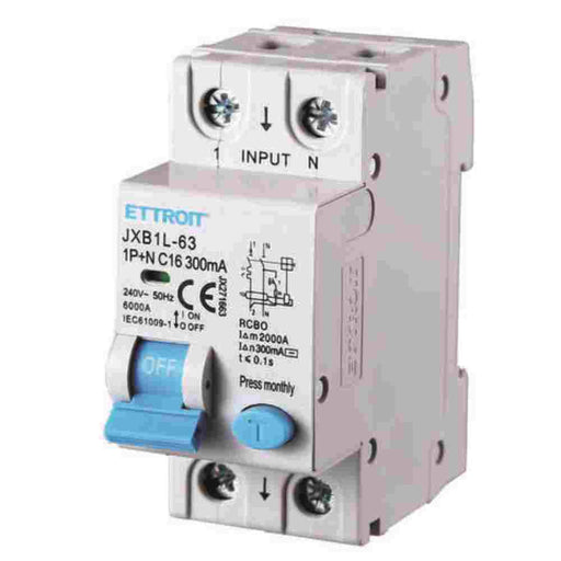 MAGNETOTERMICO DIFFERENZIALE 1P+N 16A 300mA 220V 6KA - ElettroWatt.eu