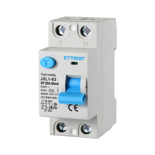 Interruttore Differenziale Puro 2P 25A 30mA 220V-6KA | JX322561 - ElettroWatt.eu