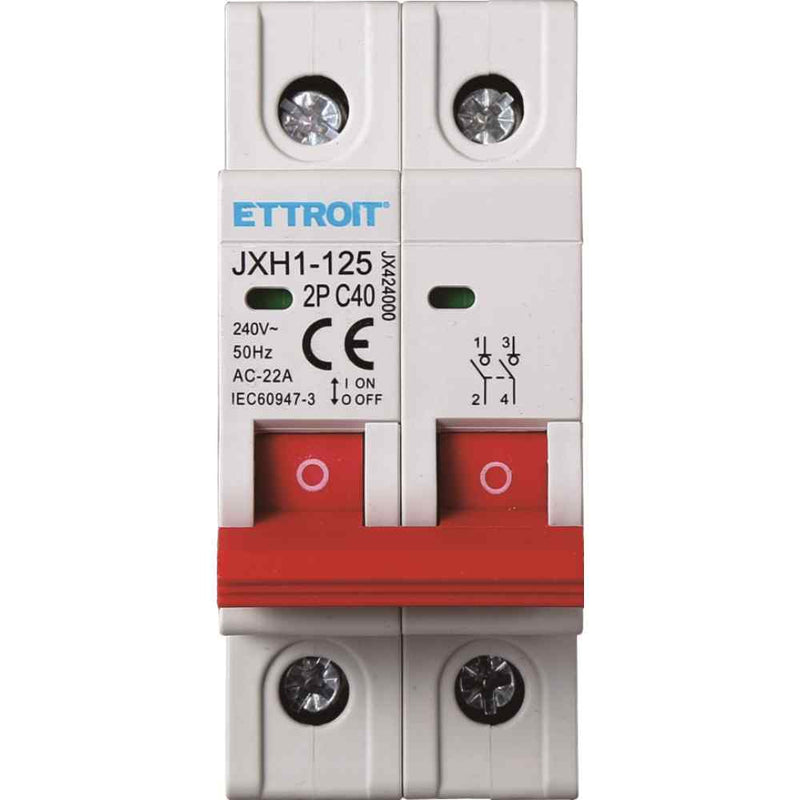 INTERRUTTORE SEZIONATORE 2P 40A 220V | JX424000