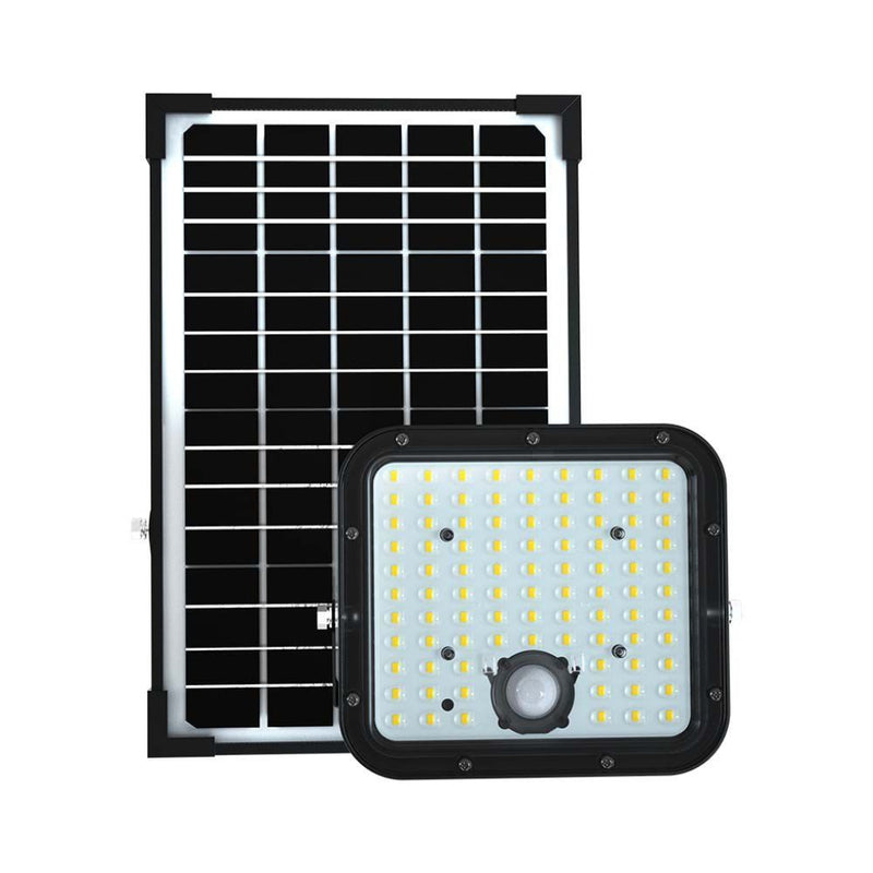 V-TAC Faro LED con Pannello Solare 30W Telecomando Nero 6000K