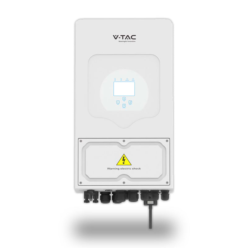 Inverter Deye Monofase Ibrido 6kW CEI 0-21 Garanzia 10 Anni Bianco IP65