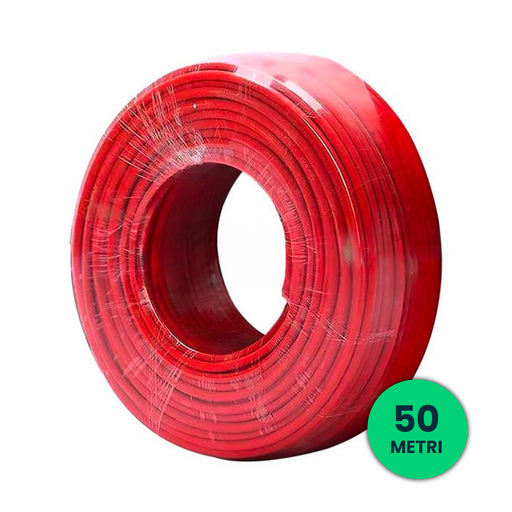 Cavo Solare 6 mmq Unipolare Rosso per Collegamento Pannelli Solari 50m - PREZZO AL METRO - Elettrowatt