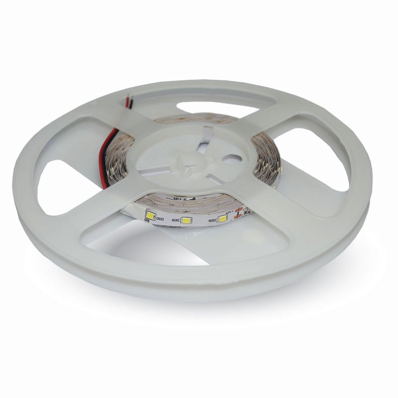 V-TAC Strip LED SMD3528 3,6W/m 5m 60 LED/m Rosso 12V IP20 7mm
