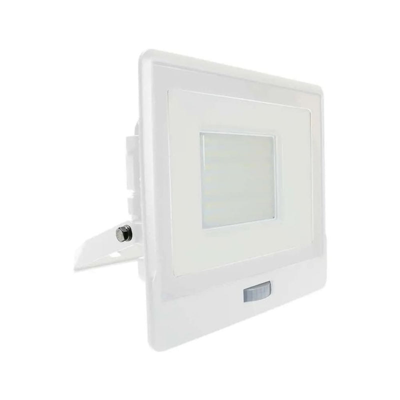 Faro LED Chip Samsung 50W 4000lm con Sensore PIR Colore Bianco 6500K IP65