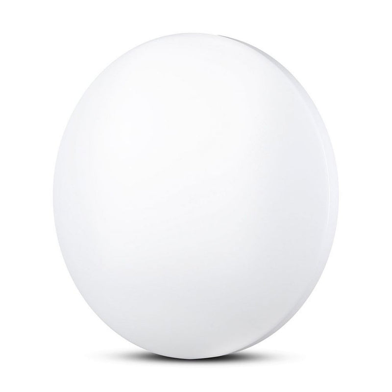 V-TAC Plafoniera LED Rotonda 24W con Interruttore Cambia Colore 3 in 1 Satinata d: 350mm h: 55mm