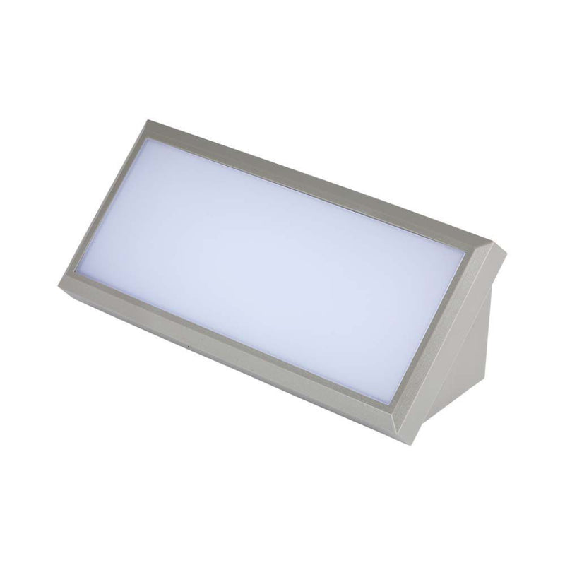 V-TAC Lampada LED da Muro Angolare 20W Colore Grigio Chiaro 4000K IP65