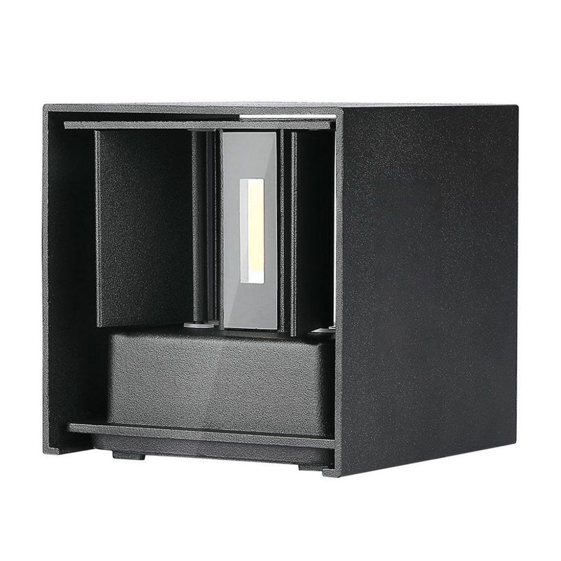 V-TAC Lampada LED da Muro Doppio LED COB 11W Nera Regolabile 4000K IP65