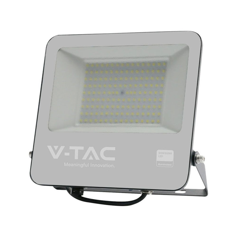 Faro LED SMD Chip Samsung 100W Cavo 1m Colore Nero 4000K IP65