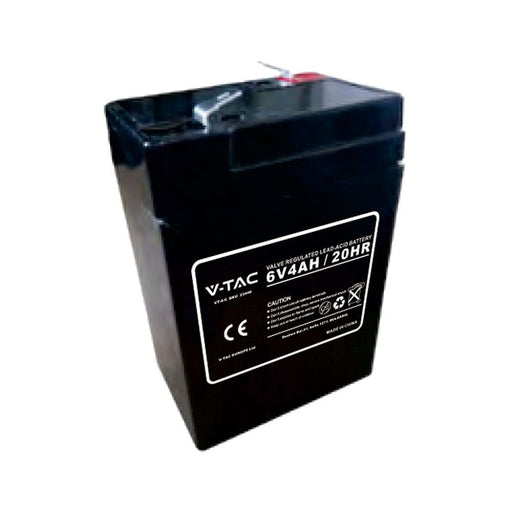 Batteria al Piombo Acido 6V 4Ah per Allarmi, Videosorveglianza, UPS Terminali T1 70*47*101mm - Elettrowatt
