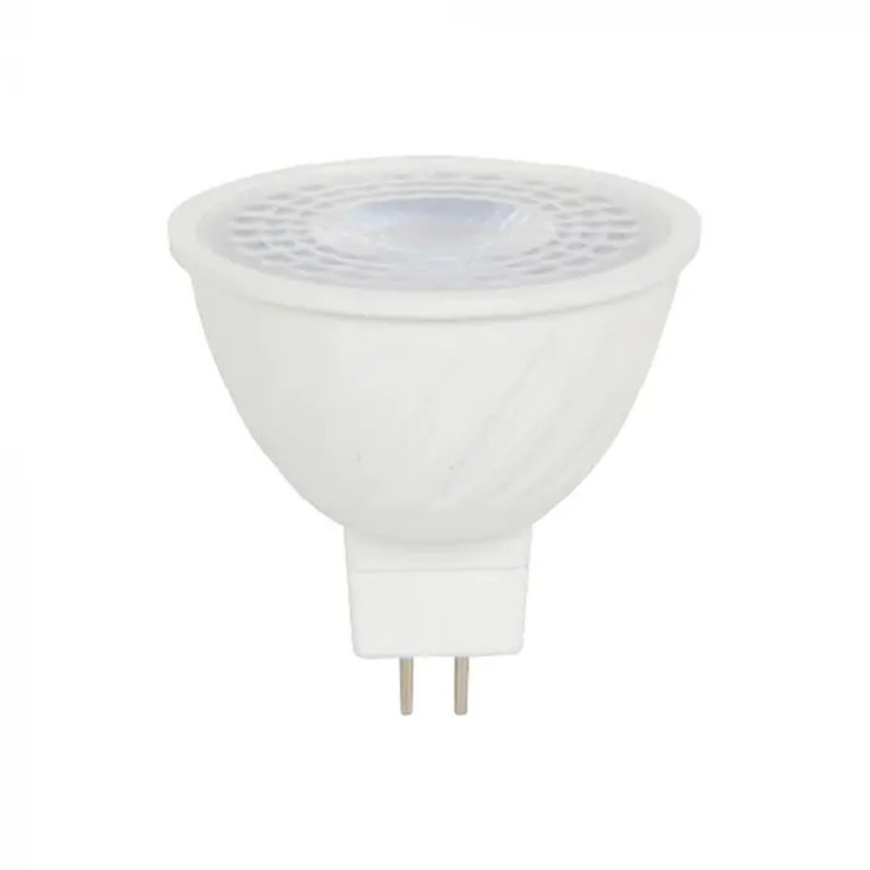 V-TAC Faretto LED GU5.3 (MR16) 6W 12V 110° Copertura Trasparente 3000K