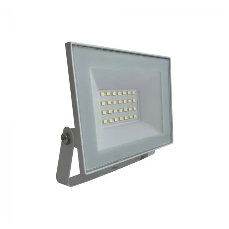 V-TAC Faro LED SMD 20W Slim E-Series con Driver Integrato Bianco 4000K IP65