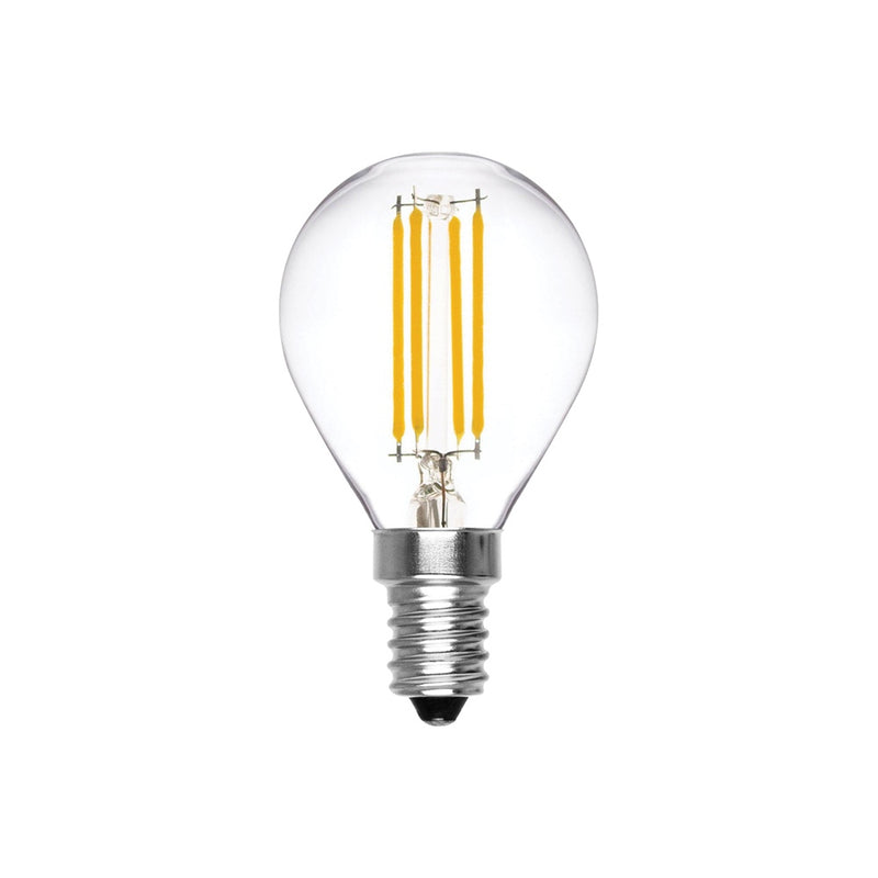 Lampadina LED E14 6W 100LM/W P45 Filamento 4000K