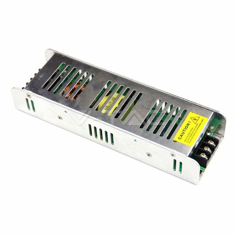 V-TAC Alimentatore Slim in Metallo 25W 12V 2.1A con 1 Uscita 140x33x27mm IP20