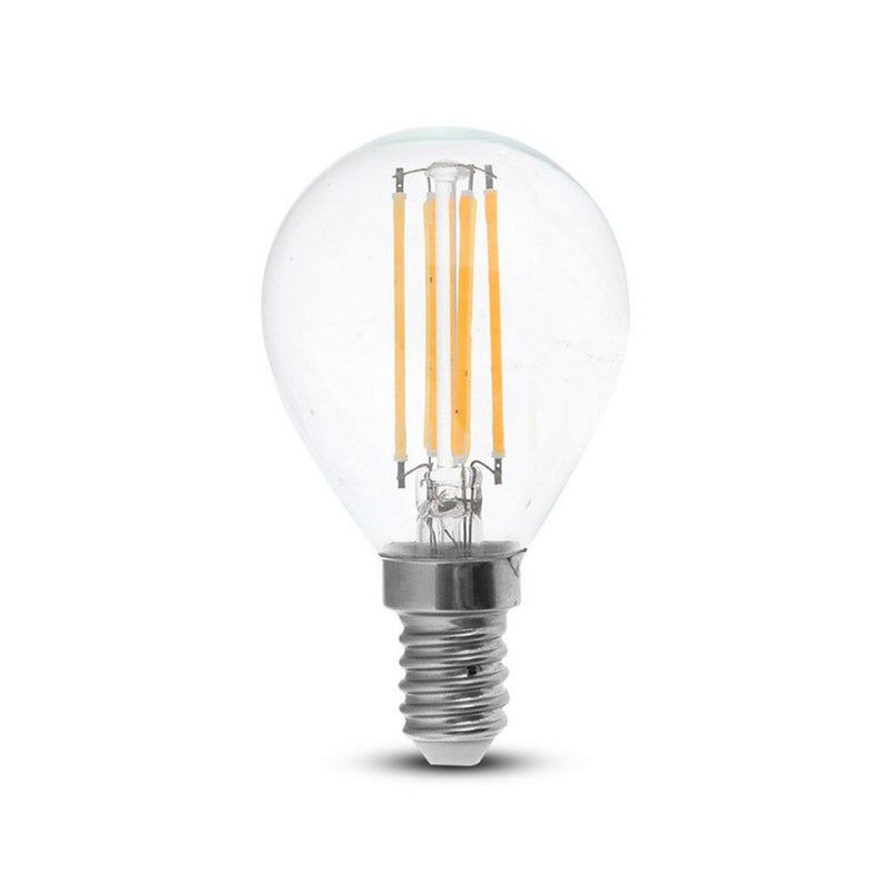 V-TAC Lampadina LED E14 4W P45 Filamento 4000K
