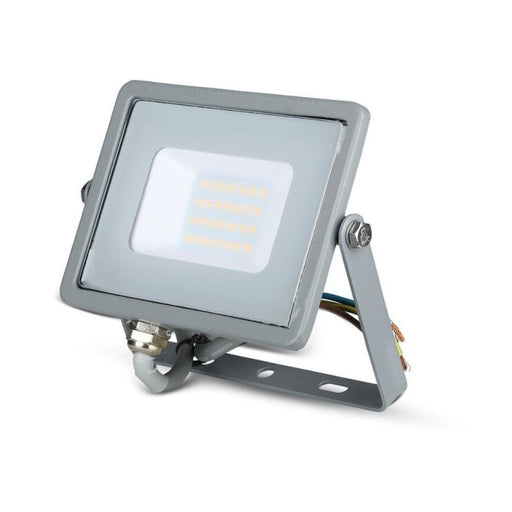 Faro LED SMD Chip Samsung 20W Colore Grigio 4000K IP65 - Elettrowatt