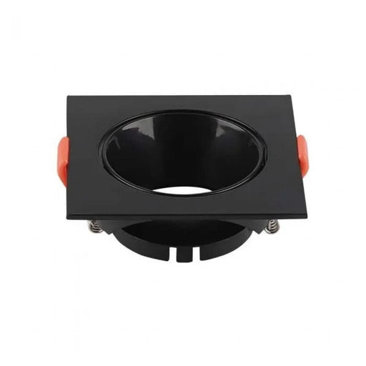 Portafaretto LED da Incasso Quadrato GU10 Colore Nero - ElettroWatt.eu