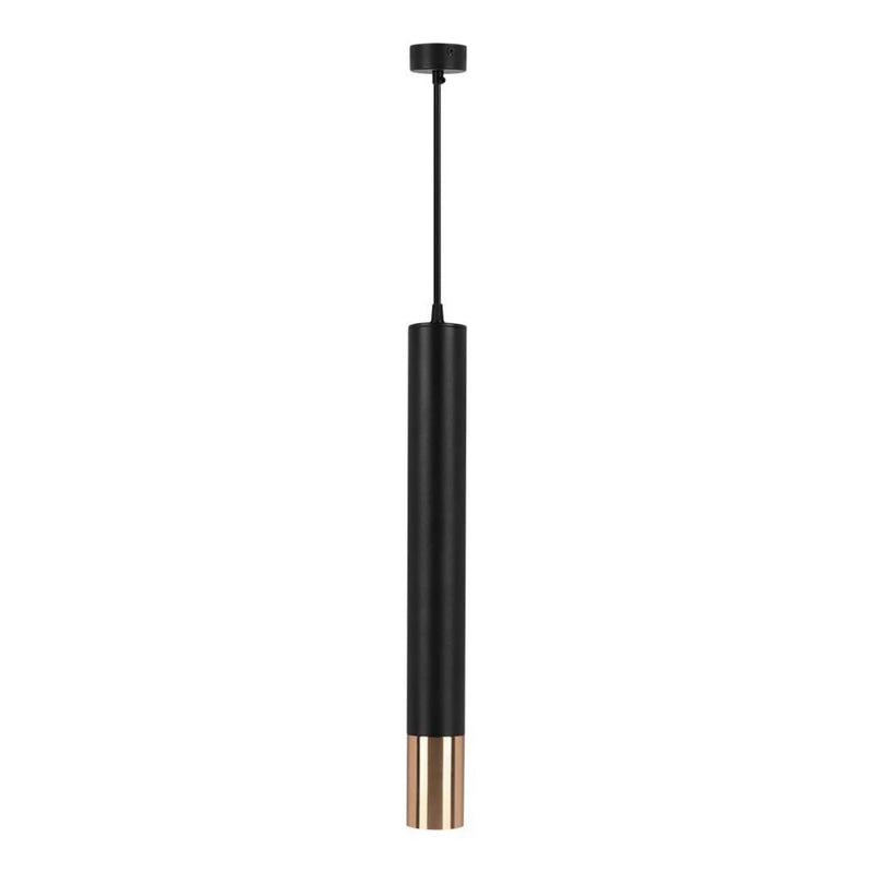 V-TAC Portafaretto LED a Sospensione GU10 Corpo in Alluminio Nero+Oro D:60*500MM