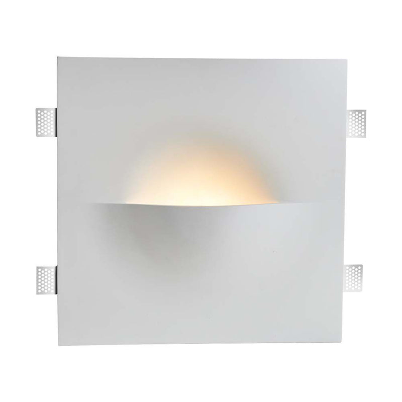 V-TAC Portafaretto LED da Muro Quadrato G9 Corpo in Gesso