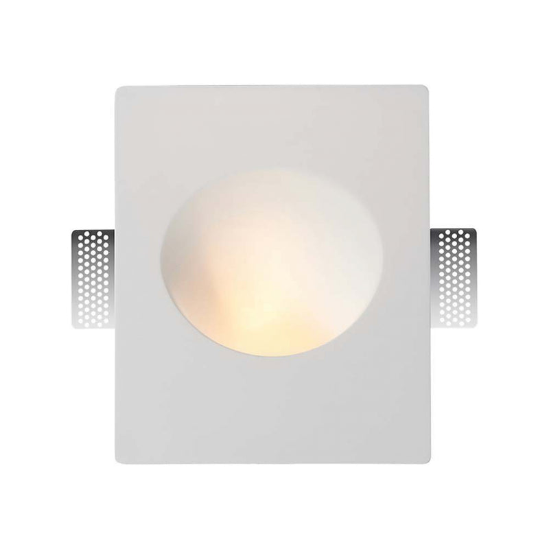 V-TAC Portafaretto LED da Incasso rettangolare GU10 in Gesso Colore Bianco