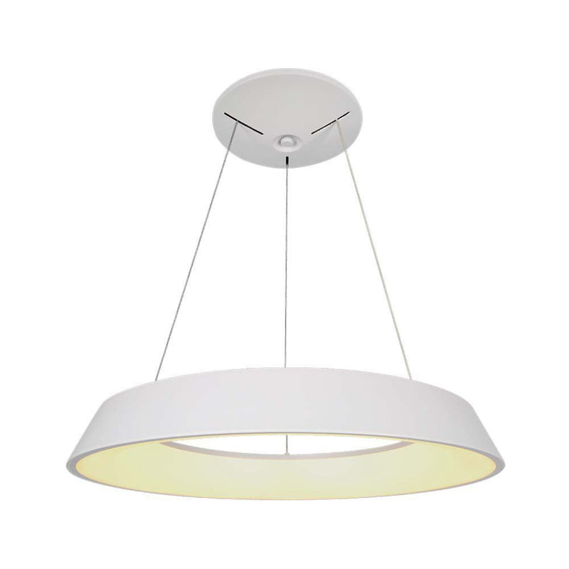 V-TAC Lampadario LED a Sospensione Circolare 48W Dimmerabile TRIAC in Metallo Colore Bianco 3000K