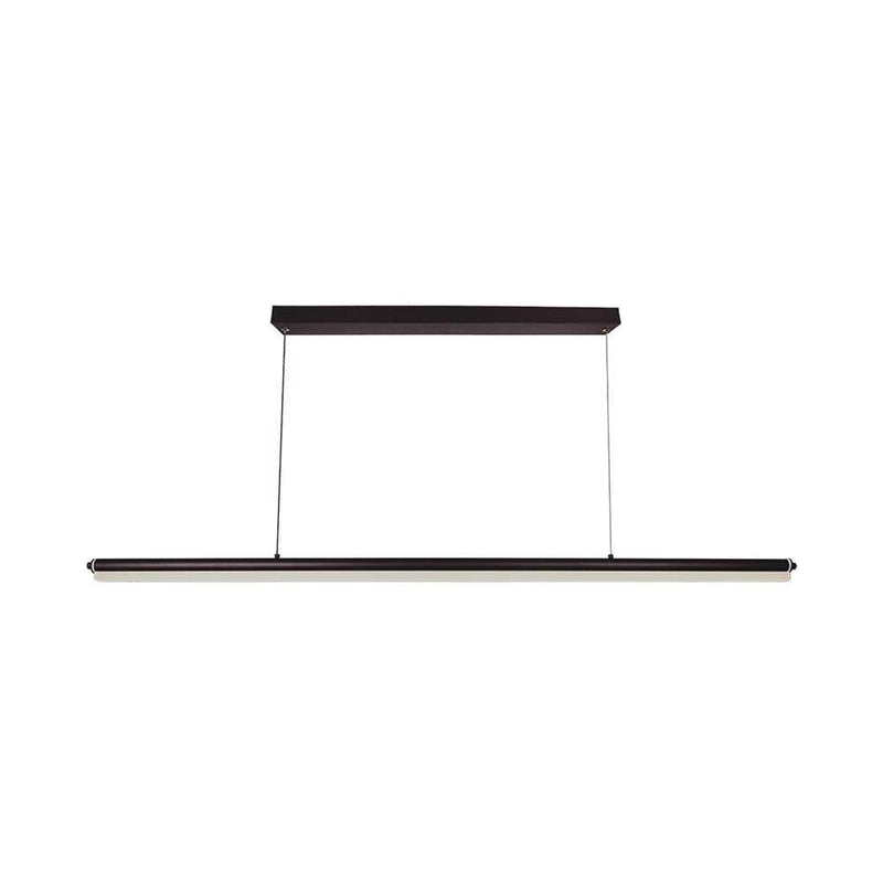 V-TAC Lampadario LED a Sospensione in Alluminio 23W Colore Nero 4000K