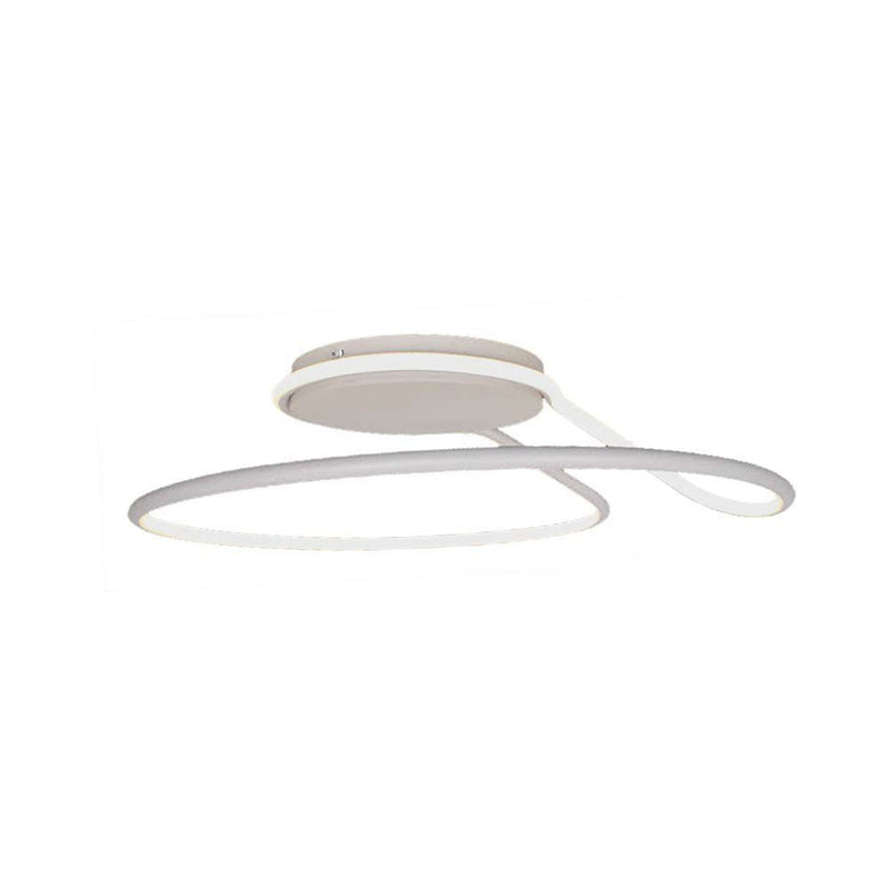 V-TAC Lampadario LED dal Design Moderno Rotondo 24W in Alluminio Colore Bianco 4000?