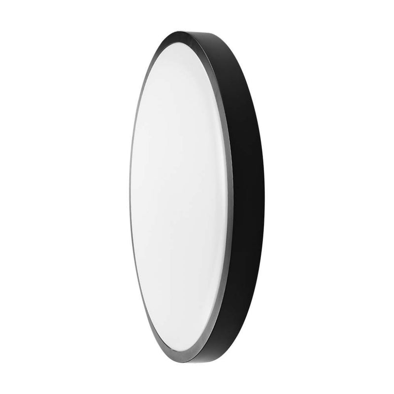 V-TAC PRO Plafoniera LED Chip Samsung Rotonda 18W 100LM/W Colore Nero Diametro 250mm 4000K IP44