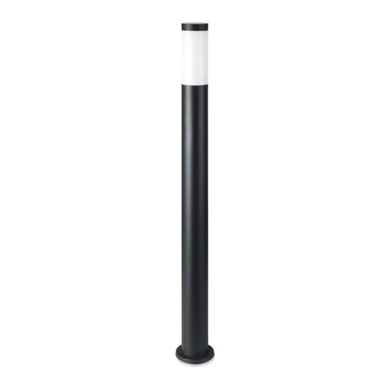 V-TAC Piantana LED Giardino 110cm Portalampada E27 (max 60W) Nera IP44